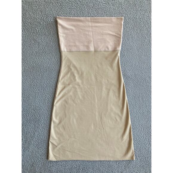 Spanx Shapewear Cami Top Large Strapless Nude Cream Slimming Tummy Camisole - Picture 1 of 14